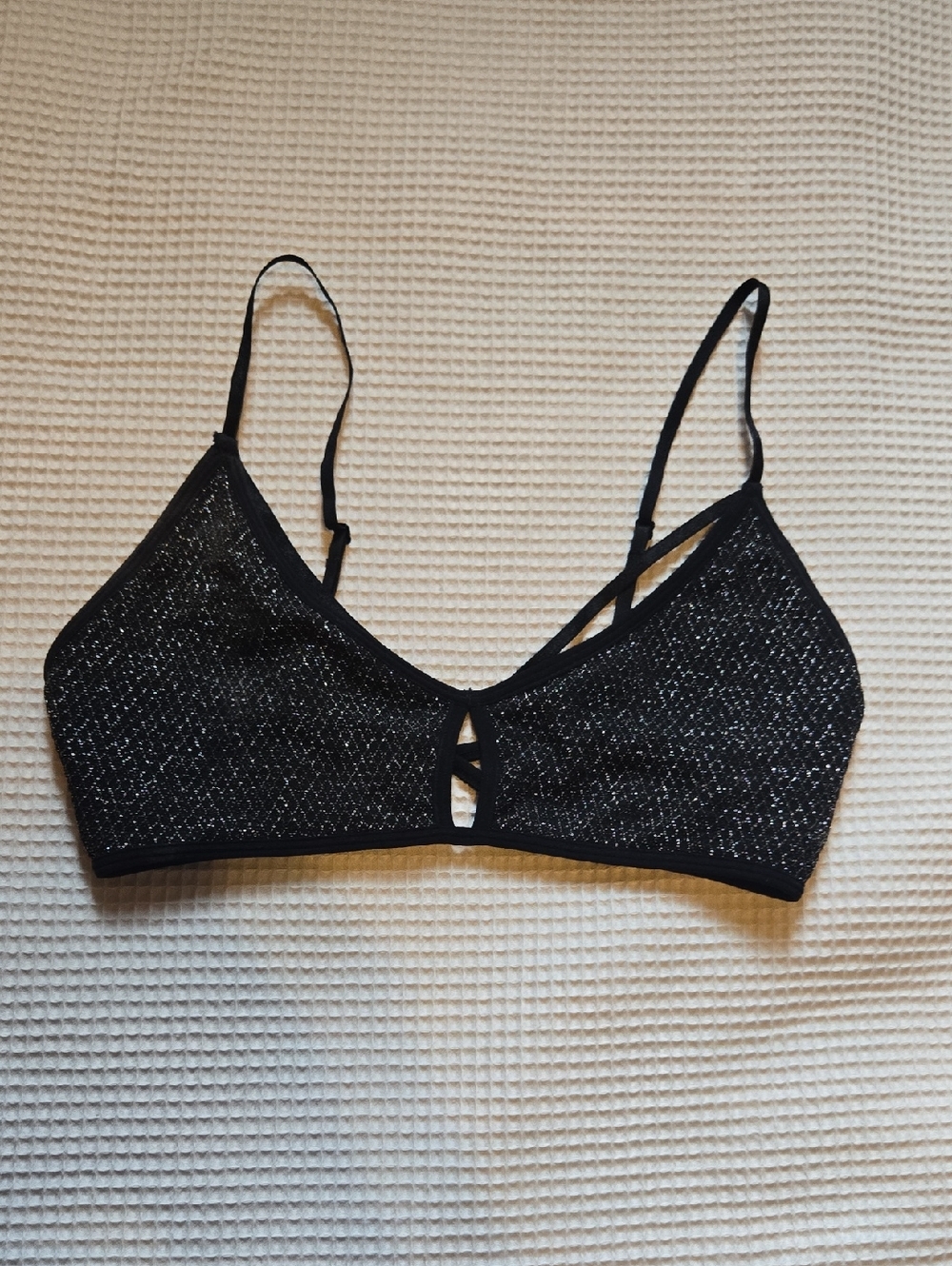 Amuse Society- Sparkle Black Bralette